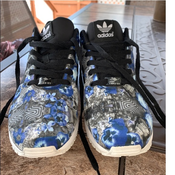 adidas Other - Adidas Torsion ZX Flux Floral Sneakers Sz 10-1/2